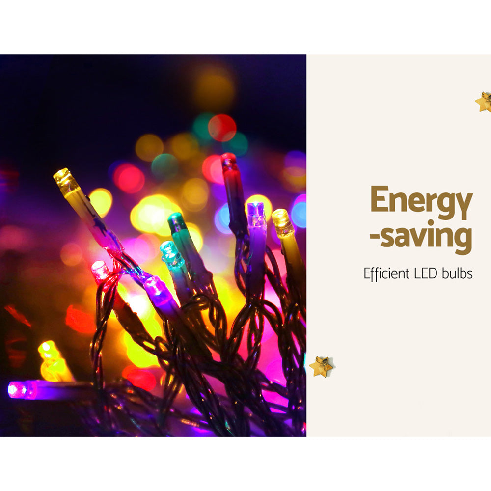 Outdoor Decorations & Lights: 320 LED 5M Christmas Lights Solar String Fairy Light Jingle Jollys