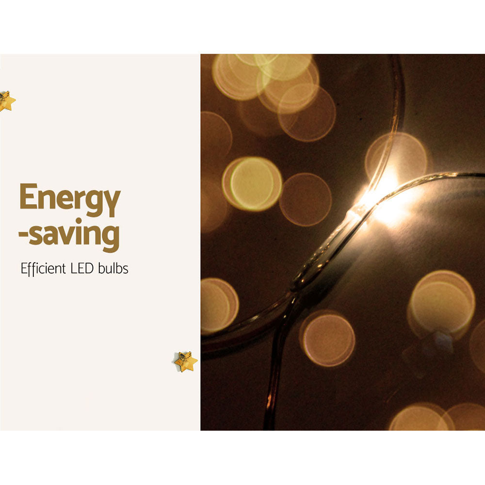 Outdoor Decorations & Lights: 1000 LED Christmas Lights 4mx6m Net String Light Warm White Jingle Jollys