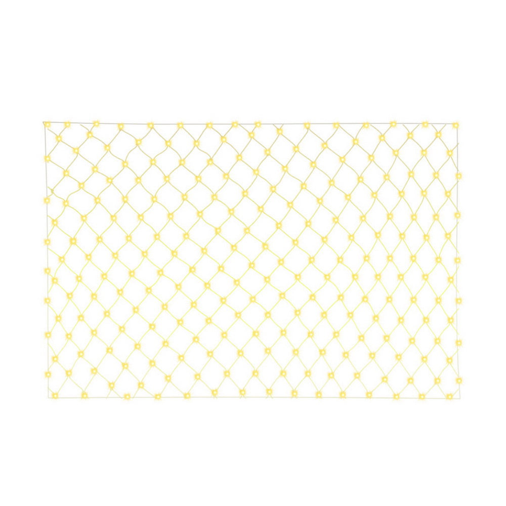 Outdoor Decorations & Lights: 2Mx3M Christmas Lights Net String Light Decorations Warm 504 LED Jingle Jollys