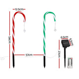 Outdoor Decorations & Lights: Jingle Jollys 8 PCS Christmas Lights Path Ground Light Garden Decorations 72 LED
