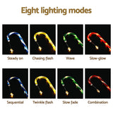 Outdoor Decorations & Lights: Jingle Jollys 8 PCS Christmas Lights Path Ground Light Garden Decorations 72 LED