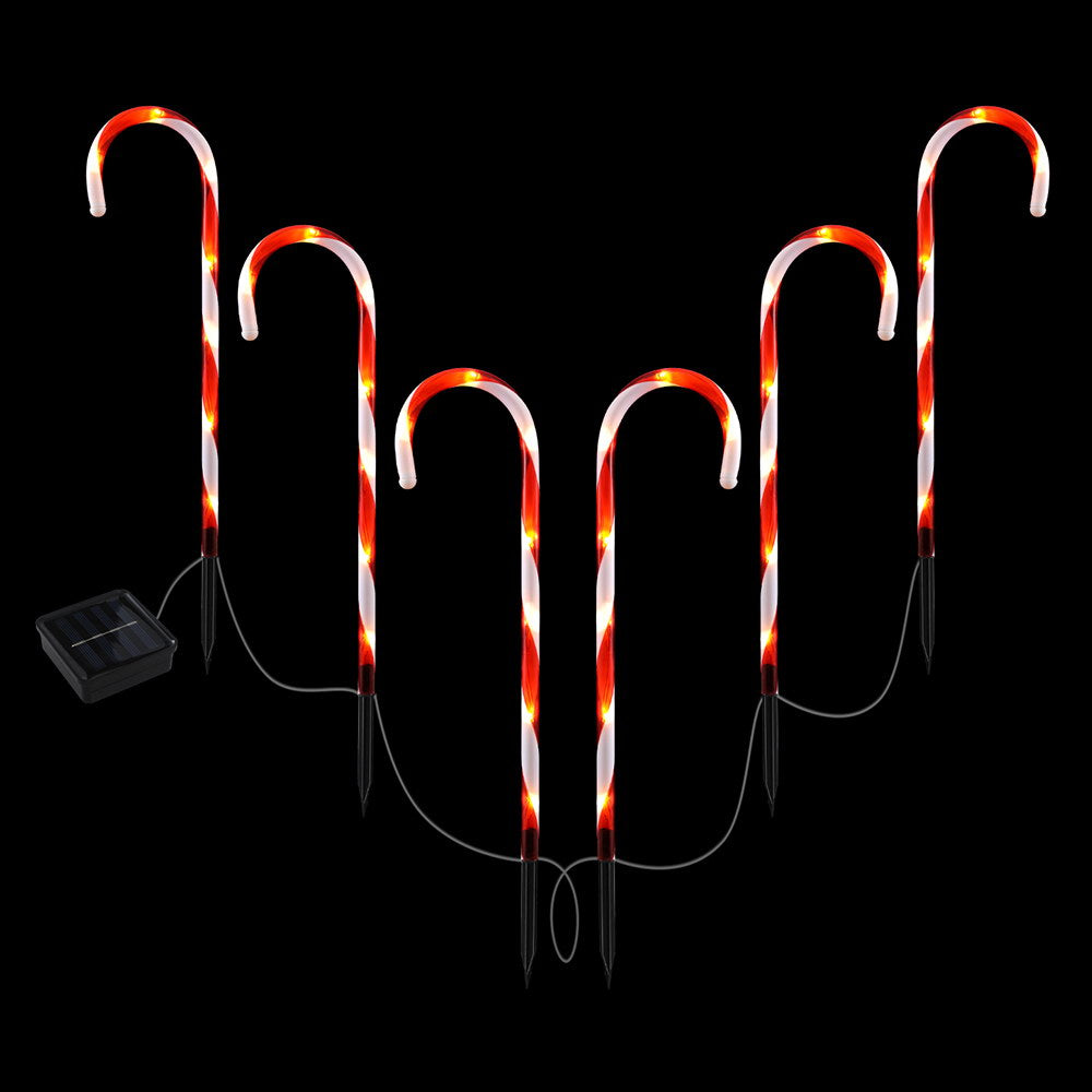 Outdoor Decorations & Lights: 42 LED 6 PCS Christmas Lights Path Ground Light Garden Decorations Jingle Jollys