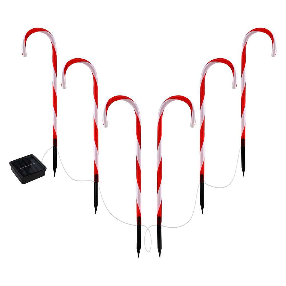 Outdoor Decorations & Lights: 42 LED 6 PCS Christmas Lights Path Ground Light Garden Decorations Jingle Jollys