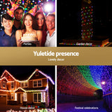 Outdoor Decorations & Lights: Jingle Jollys 30M Christmas Lights String Rope Light Decoration 300 LED Colorful