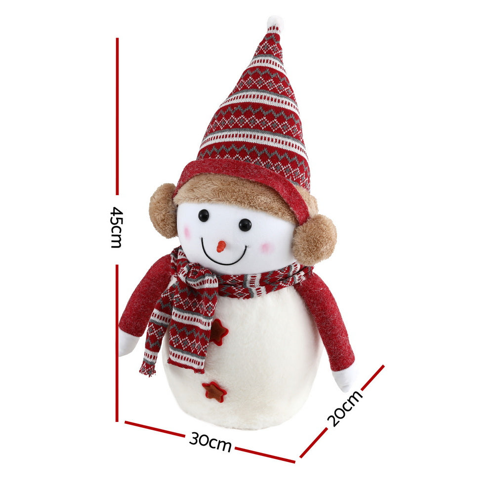 Christmas Decorations: Jingle Jollys Christmas Snowman Handicraft Ornaments Party Decorations 45cm