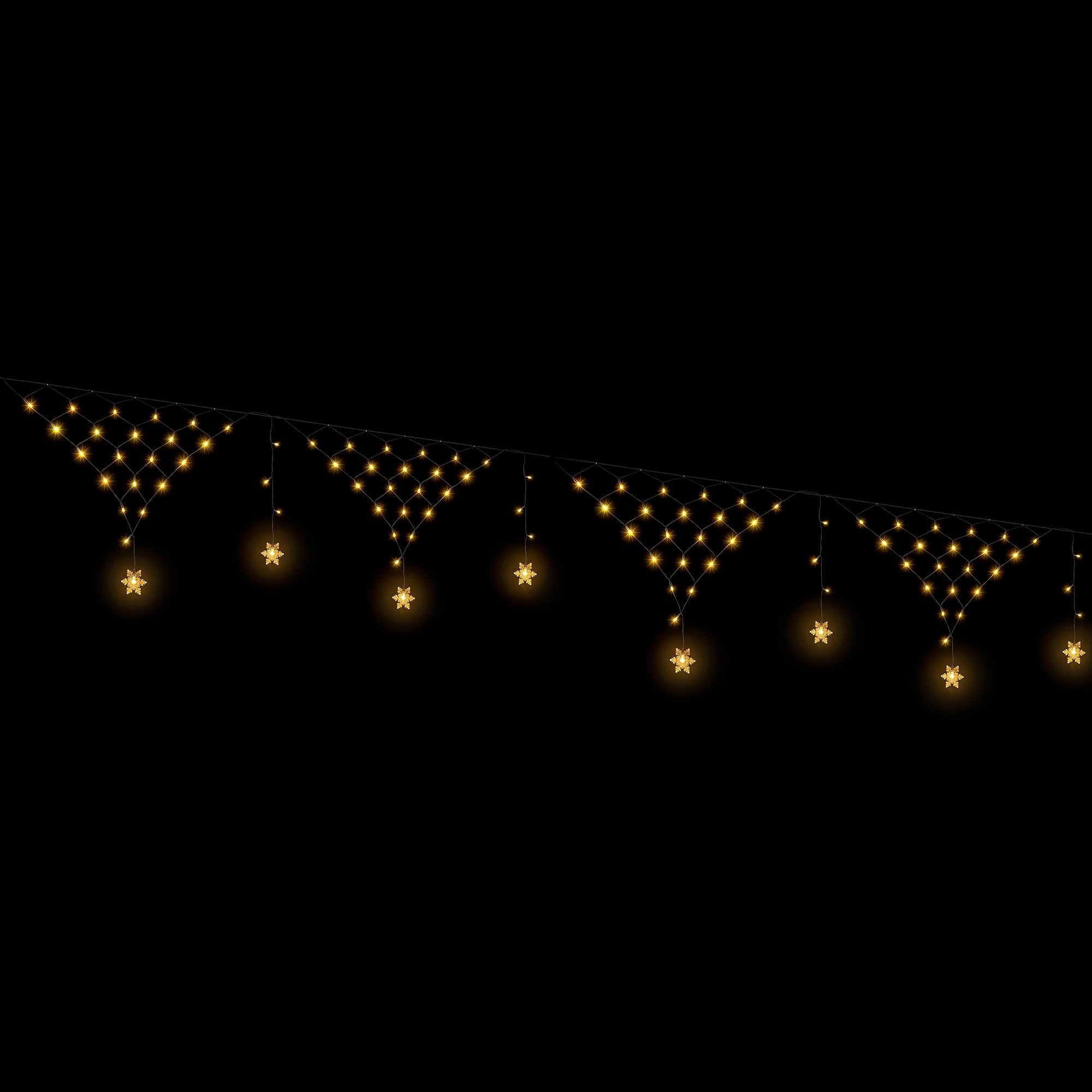 Jingle Jollys Christmas Lights Solar Fairy Lights Warm White Christmas Decorations 4m