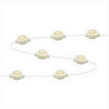 Outdoor Decorations & Lights: Jingle Jollys 15M Christmas Lights Permanent String Eaves Light 36 LED Decoration