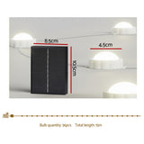 Outdoor Decorations & Lights: Jingle Jollys 15M Christmas Lights Permanent String Eaves Light 36 LED Decoration