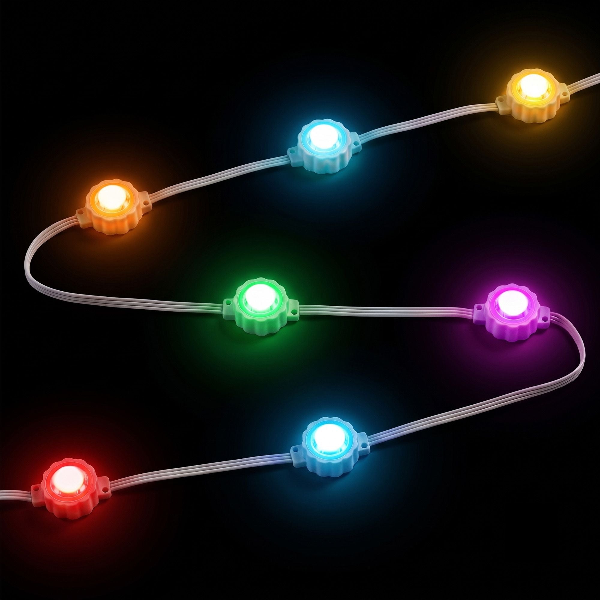 Jingle Jollys 30M Christmas Permanent Outdoor Lights Smart Eaves String App Control Decoration 72LED