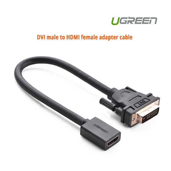 Computer Cables & Adapters: UGREEN DVI male to HDMI female adapter cable (20118)