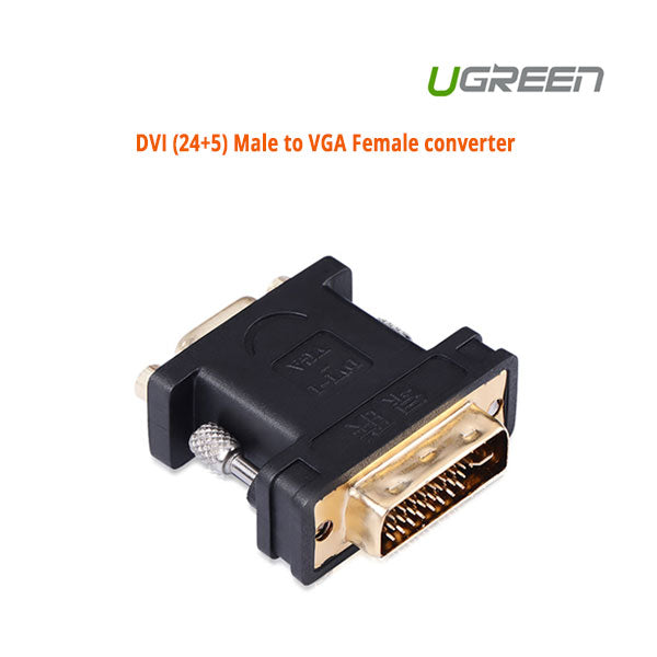 Computer Monitors & Accessories: UGREEN DVI (24+5) Male to VGA Female converter (20122)