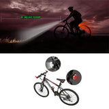 Bicycle Parts: Waterproof Bicycle Bike Lights Front Rear Tail Light Lamp USB Rechargeable IPX4
