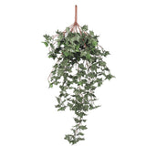 Artificial Flowers & Plants: Hanging English Ivy Bush 80cm UV Resistant