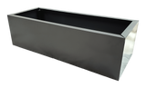 Artificial Flowers & Plants: Grey Metal Planter Small