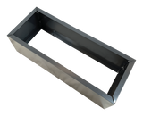 Artificial Flowers & Plants: Grey Metal Planter Small