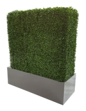 Artificial Flowers & Plants: Grey Metal Planter Small