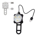 Bicycle Parts: Waterproof Bicycle Bike Lights Front Rear Tail Light Lamp USB Rechargeable IPX4