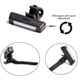 Automotive Lights: Set USB Rechargeable LED Bike Front Light headlight lamp Bar rear Tail Wide Beam
