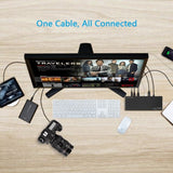 Computer Cables & Adapters: Wavlink USB-C Ultra 5K Laptop Docking Station with 6x USB3.0, 4K Dual Video Outputs, Gigabit Ethernet, Audio WS-UG69DK1