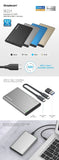 Hard Drives: Simplecom SE221 Aluminium 2.5'' SATA HDD/SSD to USB 3.1 Enclosure Gold