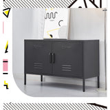 ArtissIn Buffet Sideboard Metal Cabinet - BASE Charcoal