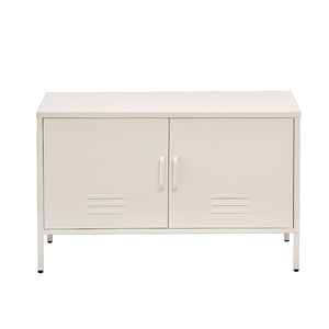 ArtissIn Buffet Sideboard Metal Cabinet - BASE White