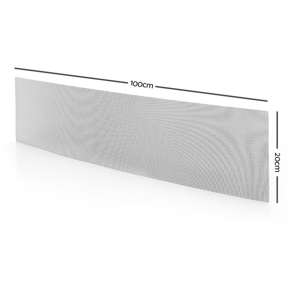 Building Materials: Gardeon Gutter Guard Aluminium Mesh 30M 100x20cm Silver