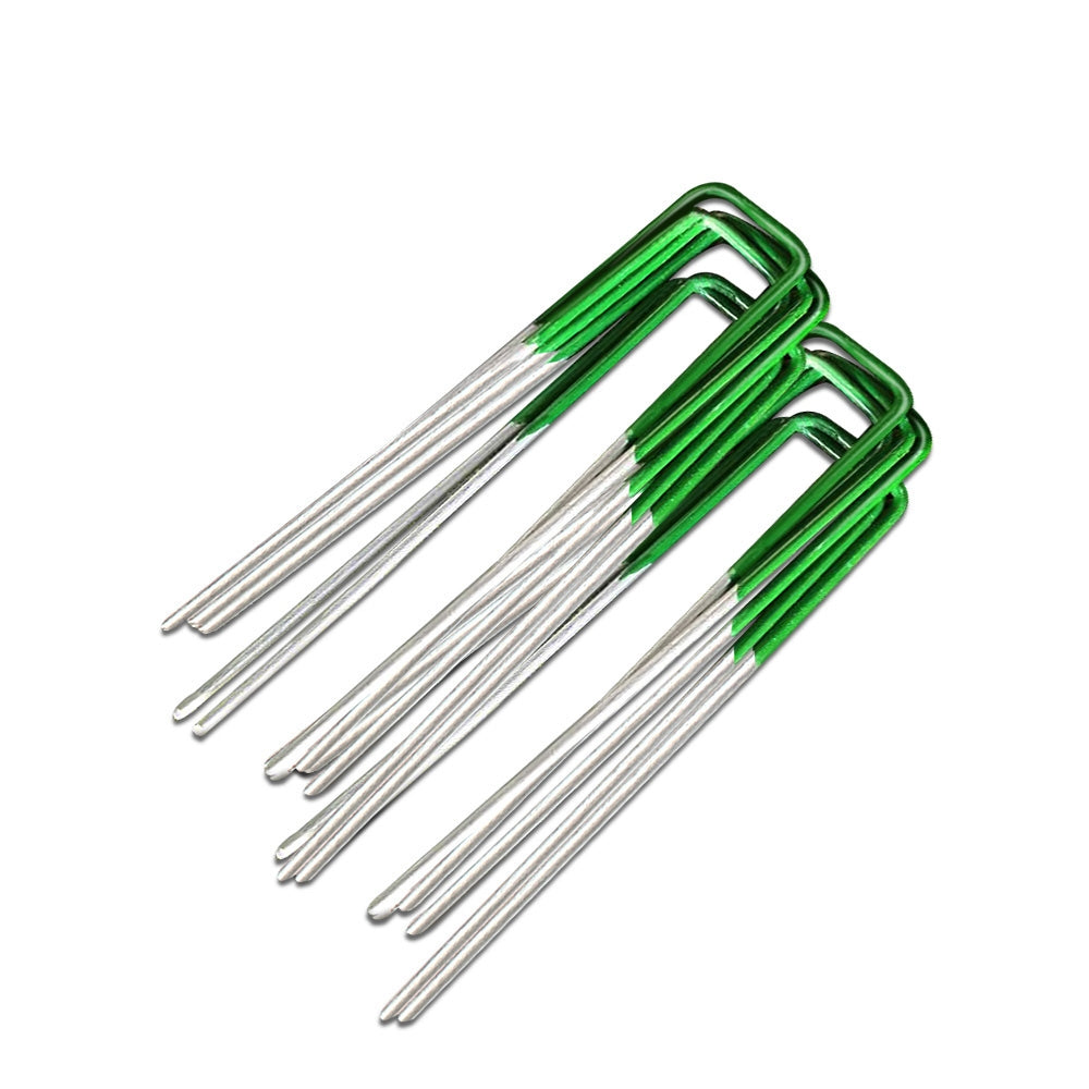 Artificial Grass: Prime Turf Artificial Grass 200pcs Synthetic Pins Fake Lawn Turf Weed Mat Pegs Joining Tape