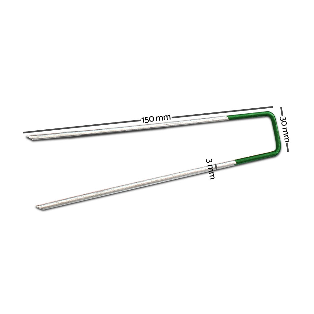 Artificial Grass: Prime Turf Artificial Grass 200pcs Synthetic Pins Fake Lawn Turf Weed Mat Pegs Joining Tape