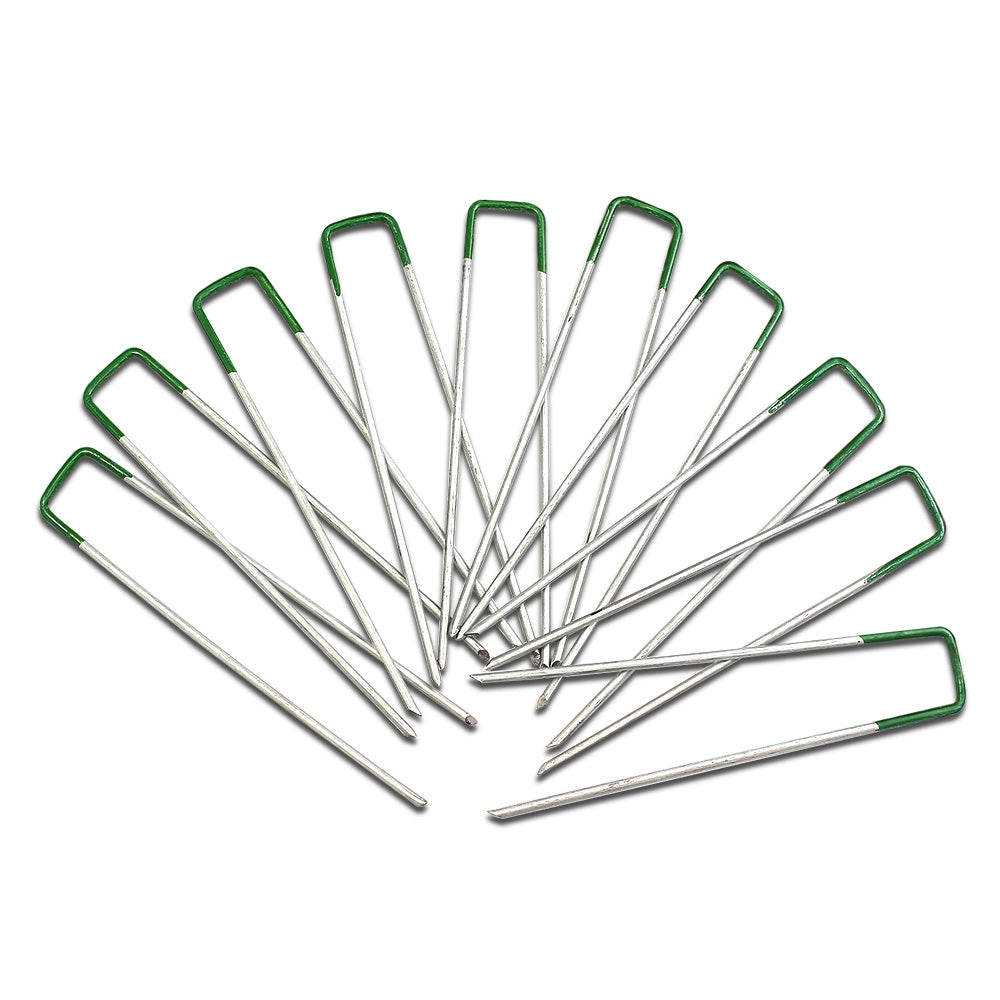 Artificial Grass: Prime Turf Artificial Grass 200pcs Synthetic Pins Fake Lawn Turf Weed Mat Pegs Joining Tape