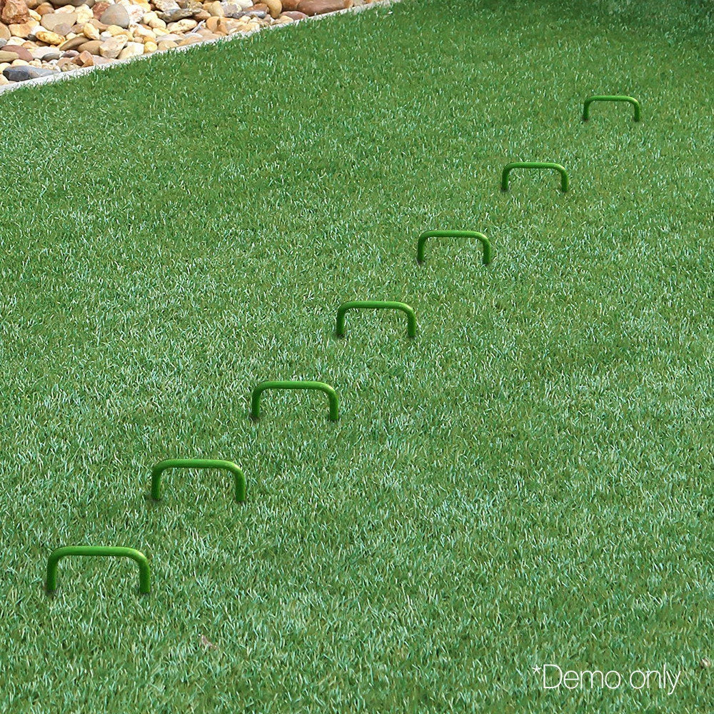 Artificial Grass: Prime Turf Artificial Grass 200pcs Synthetic Pins Fake Lawn Turf Weed Mat Pegs Joining Tape