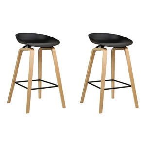 Artiss 2x Bar Stools Wooden