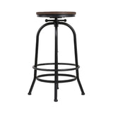 Artiss Bar Stools Adjustable Wood Chairs