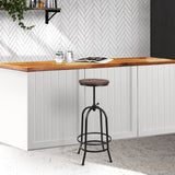 Artiss Bar Stools Adjustable Wood Chairs