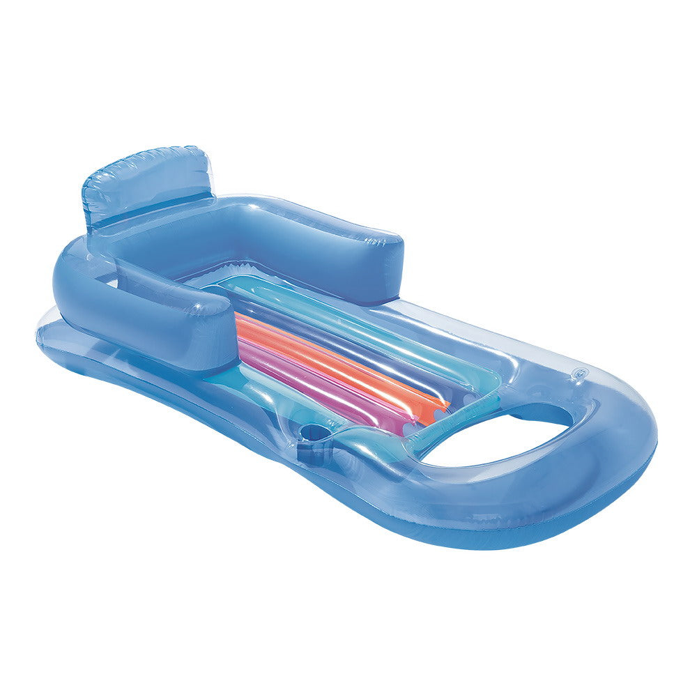 Pool Toys & Inflatables: Bestway Pool Float Inflatable Lounge Seat Pillow Bed Cup Holder