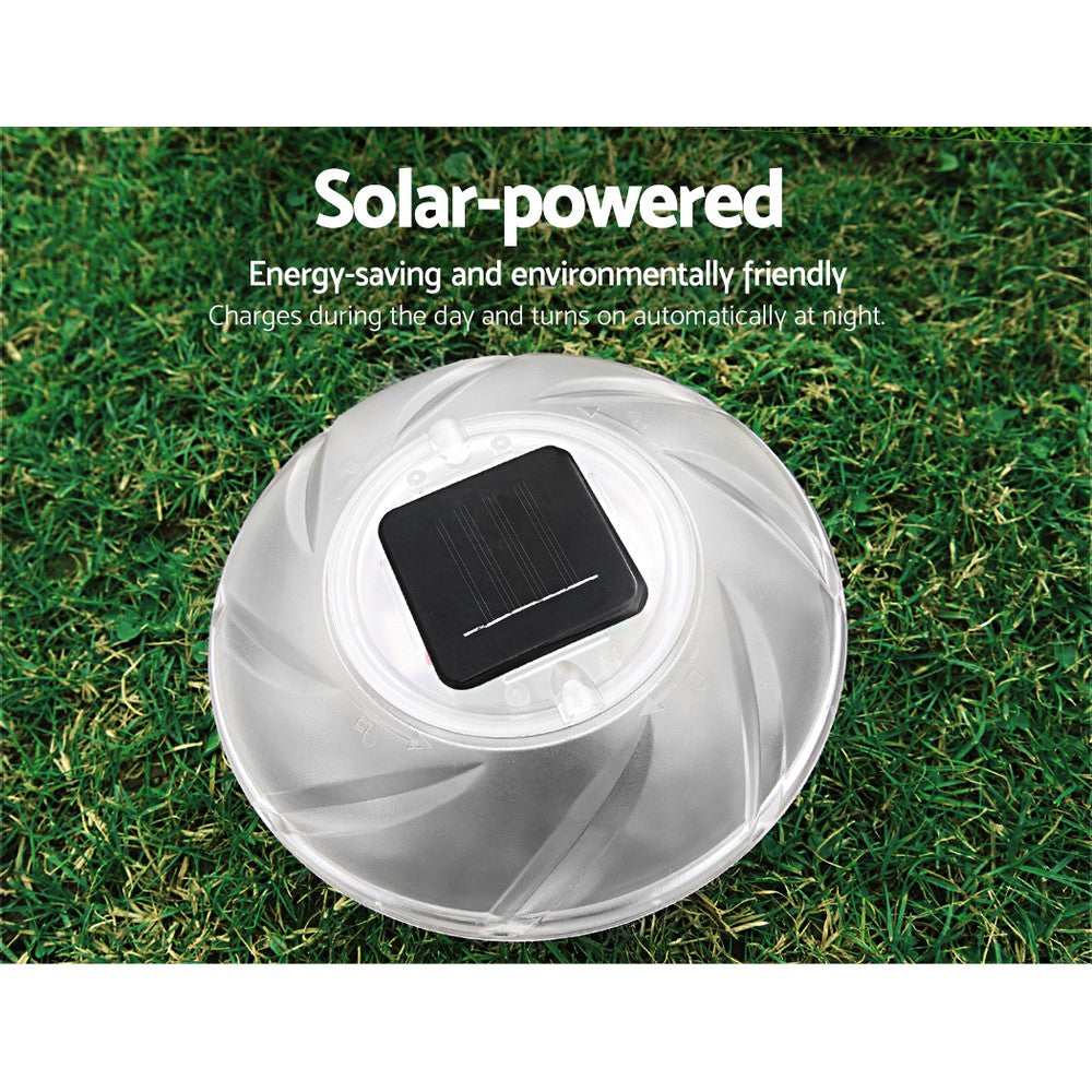 Swimming Pools: Bestway Solar Float Lamp LED Lamps Multi Color Float For Pool Pools