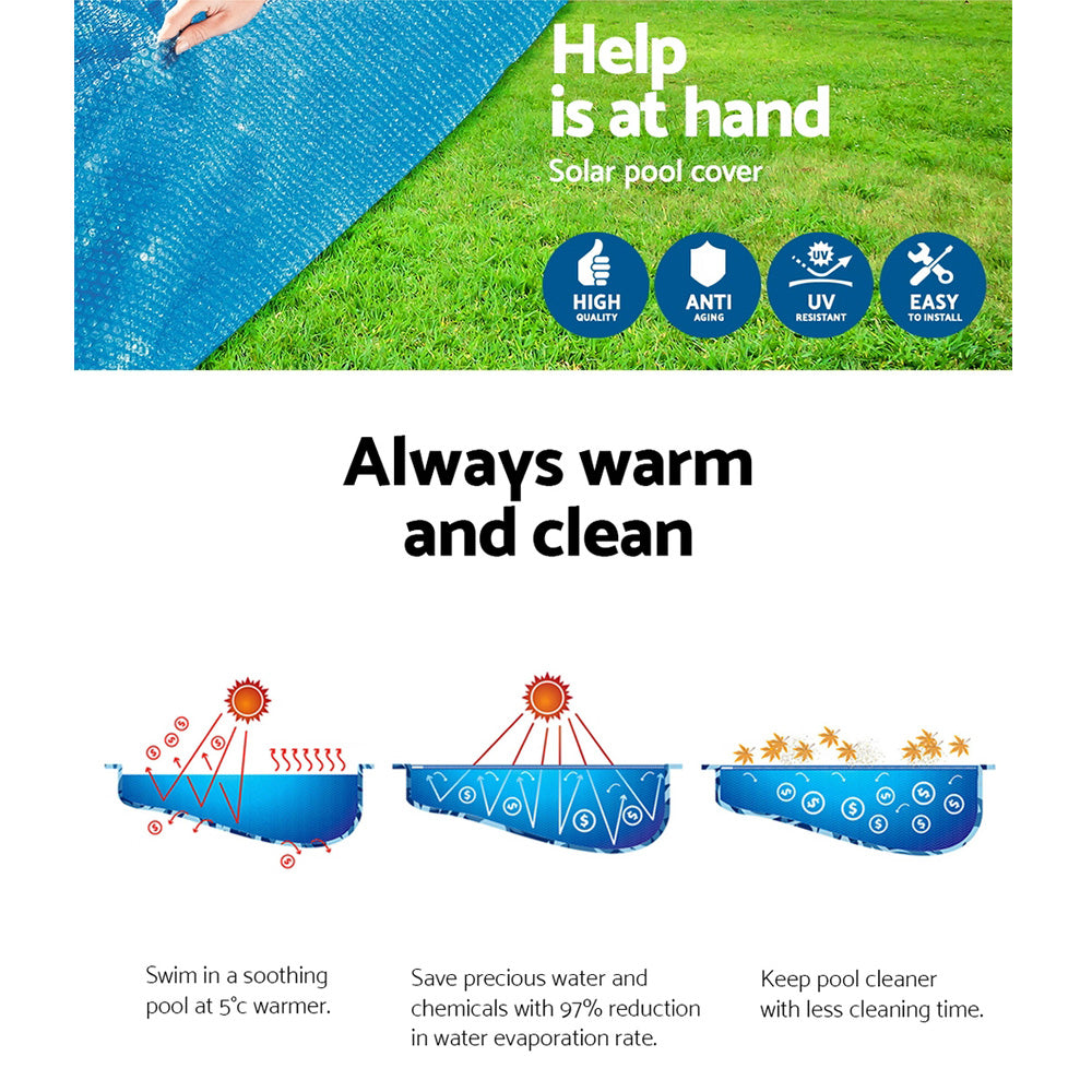 Pool Covers & Accessories: Bestway Pool Cover Fits 3.05m/10ft Round Swimming Pool PVC Blanket 2.89m