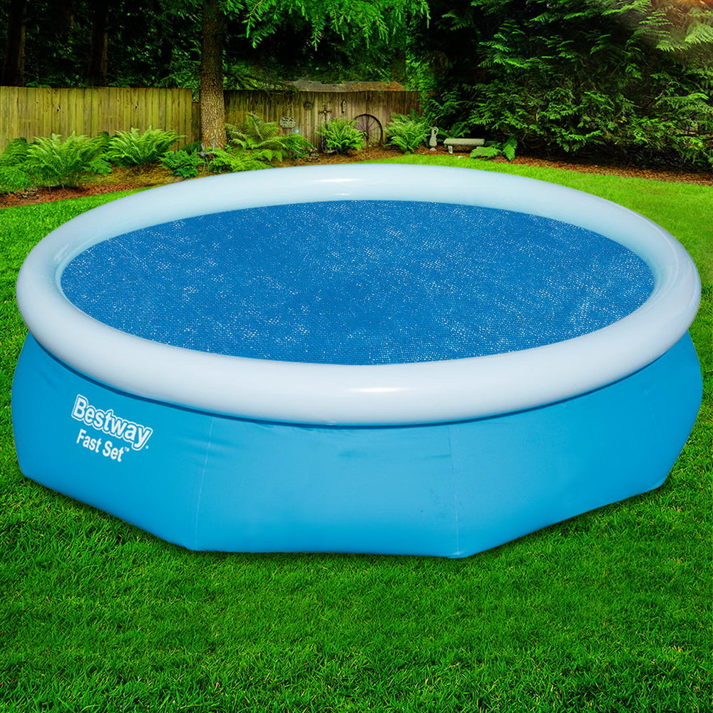 Pool Covers & Accessories: Bestway Pool Cover Fits 3.05m/10ft Round Swimming Pool PVC Blanket 2.89m