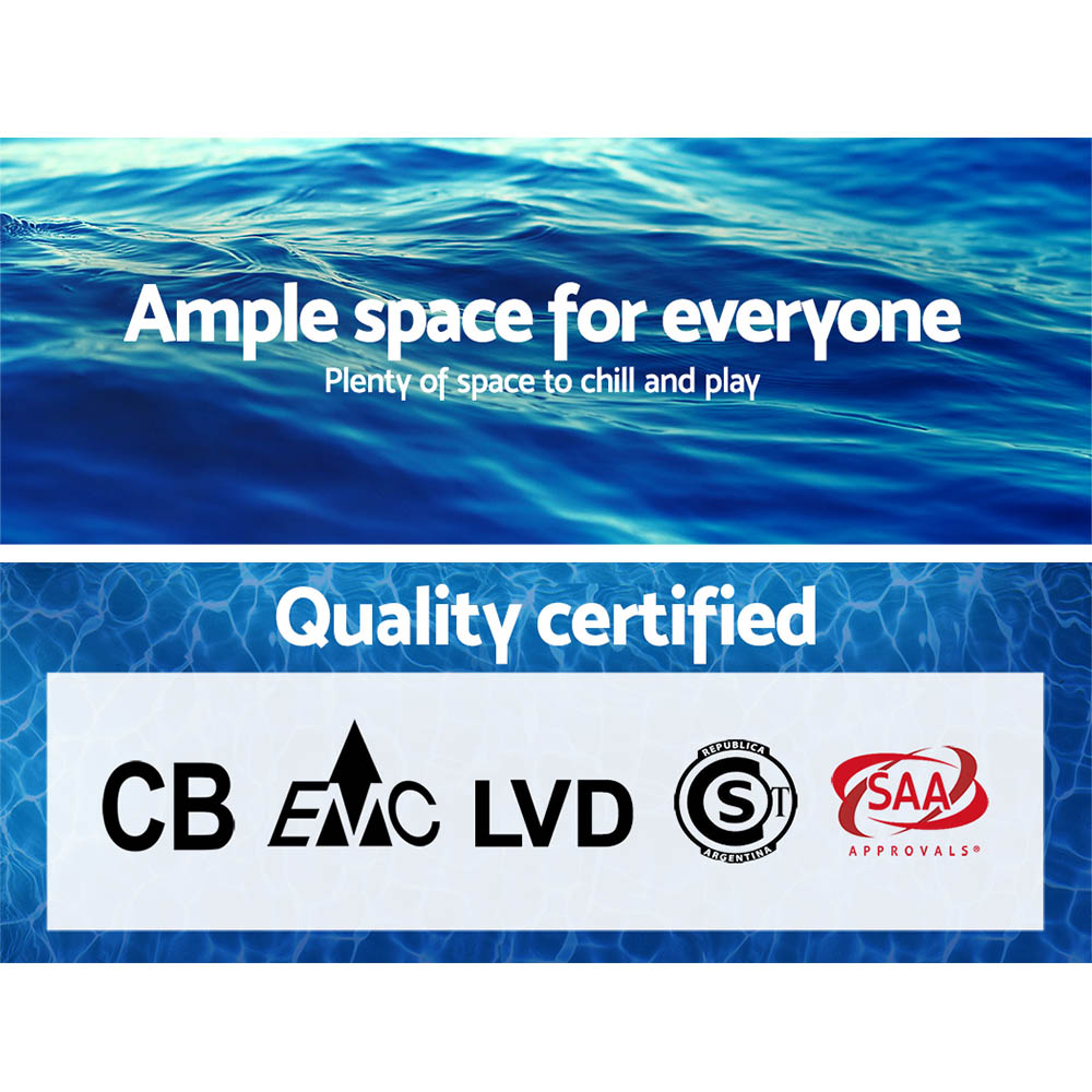 Swimming Pools: Bestway Swimming Pool 366x76cm Steel Frame Round Above Ground Pools w/ Filter Pump 6473L