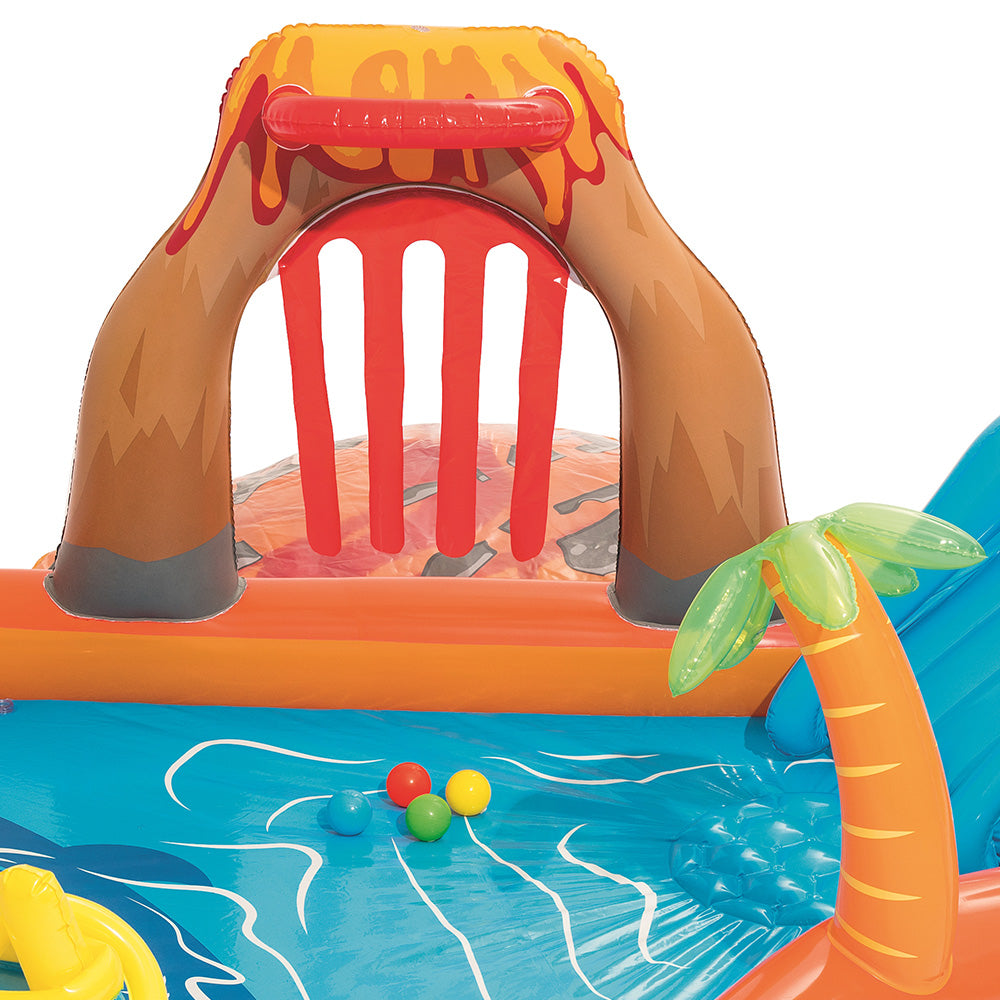 Swimming Pools: Bestway Kids Pool 265x265x104cm Inflatable Above Ground Swimming Play Pools 208L