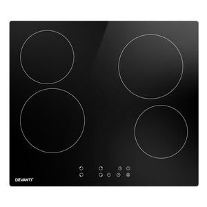 Devanti Electric Ceramic Cooktop 60cm Touch Control