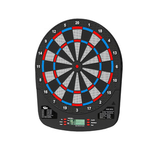 13.5" Dartboard Dart Board with Soft Tip Darts Electronic Scorer 32 Games