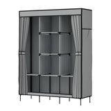 Artiss Large Portable Clothes Closet Wardrobe with Shelf Grey