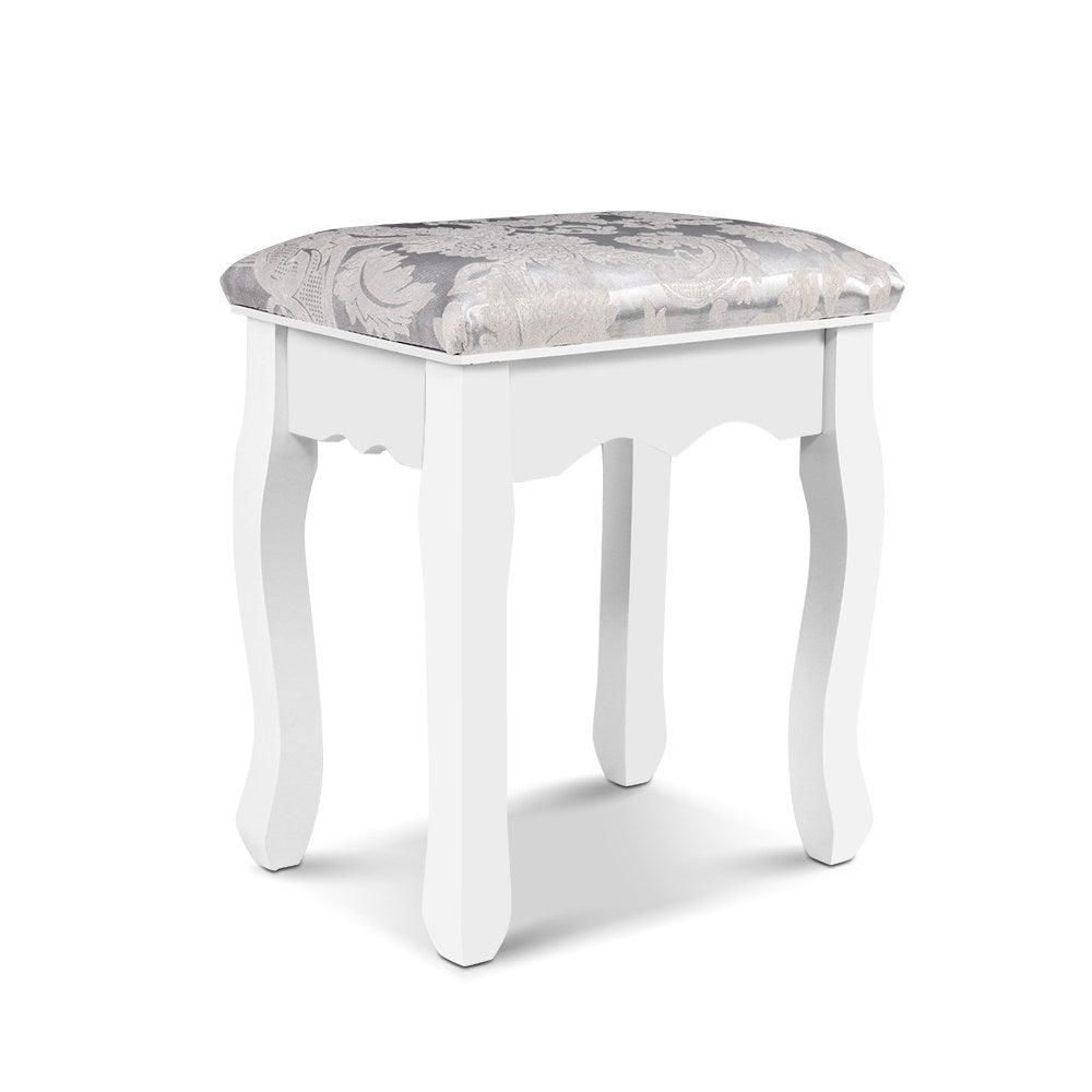 Dressing Vanity & Dressing Tables: Artiss Dressing Table Stool Velvet White