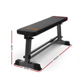 Everfit Weight Bench Flat Bench Press Home Gym Equipment 300kg Capacity