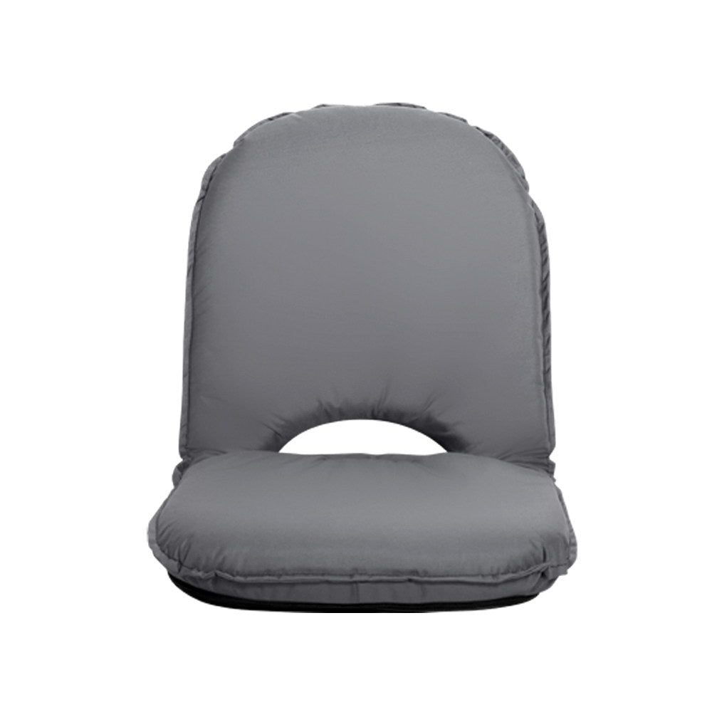 Arm Chairs & Recliners: Artiss Floor Lounge Sofa Camping Chair Grey