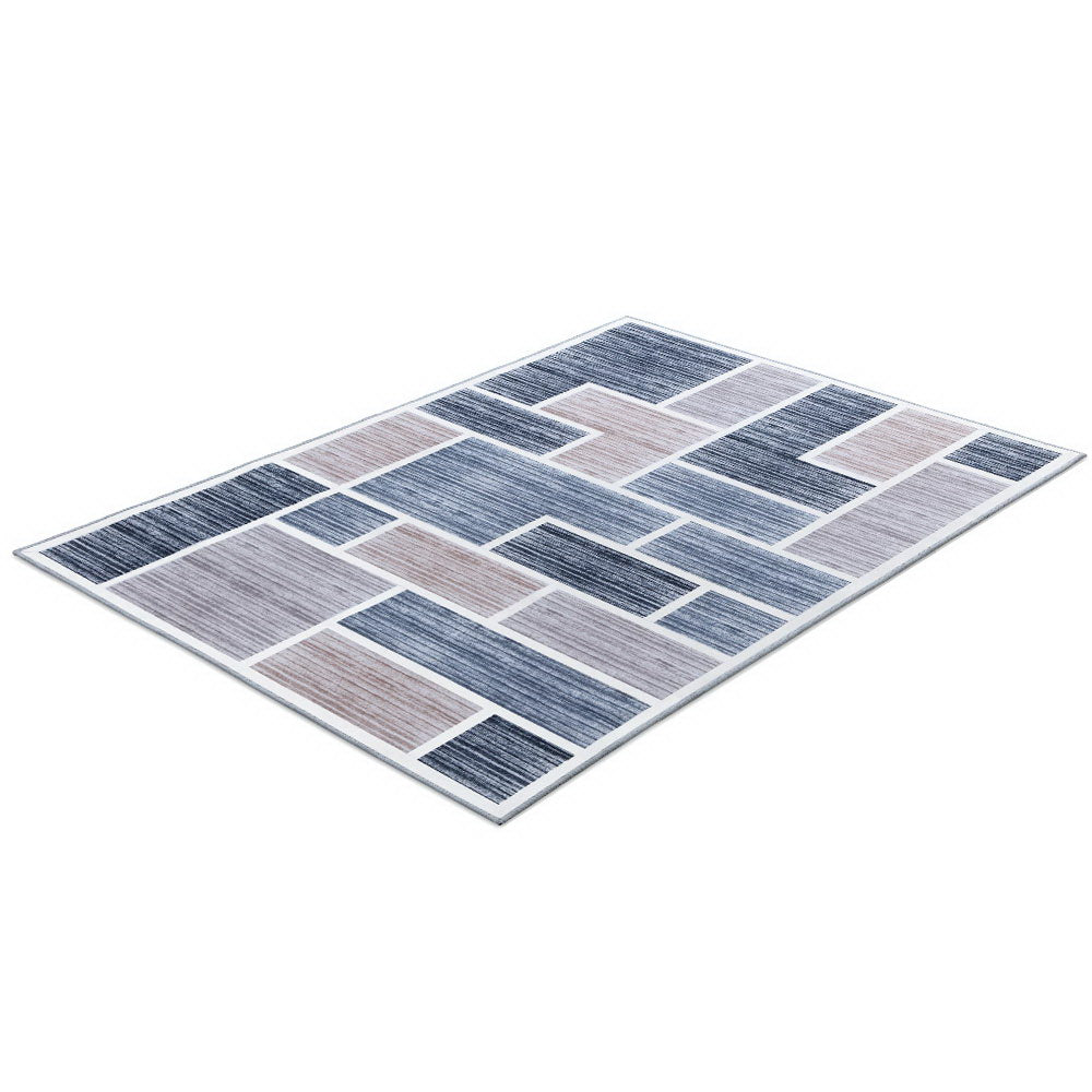 Floor Rugs: Artiss Rug 120x170cm Area Rug Large Carpet Soft Short Pile Modern Oblo