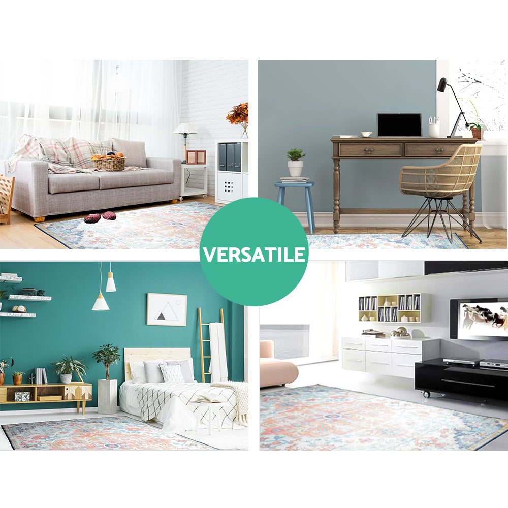 Floor Rugs: Artiss Rug 160x230cm Area Rug Large Carpet Soft Short Pile Modern Yasmin