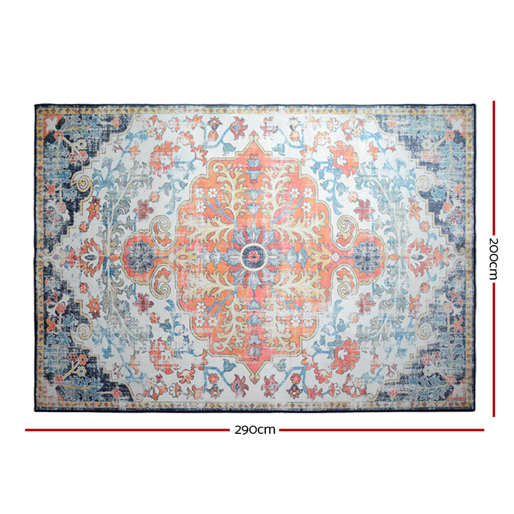 Floor Rugs: Artiss Rug 200x290cm Area Rug Large Carpet Soft Short Pile Modern Yasmin