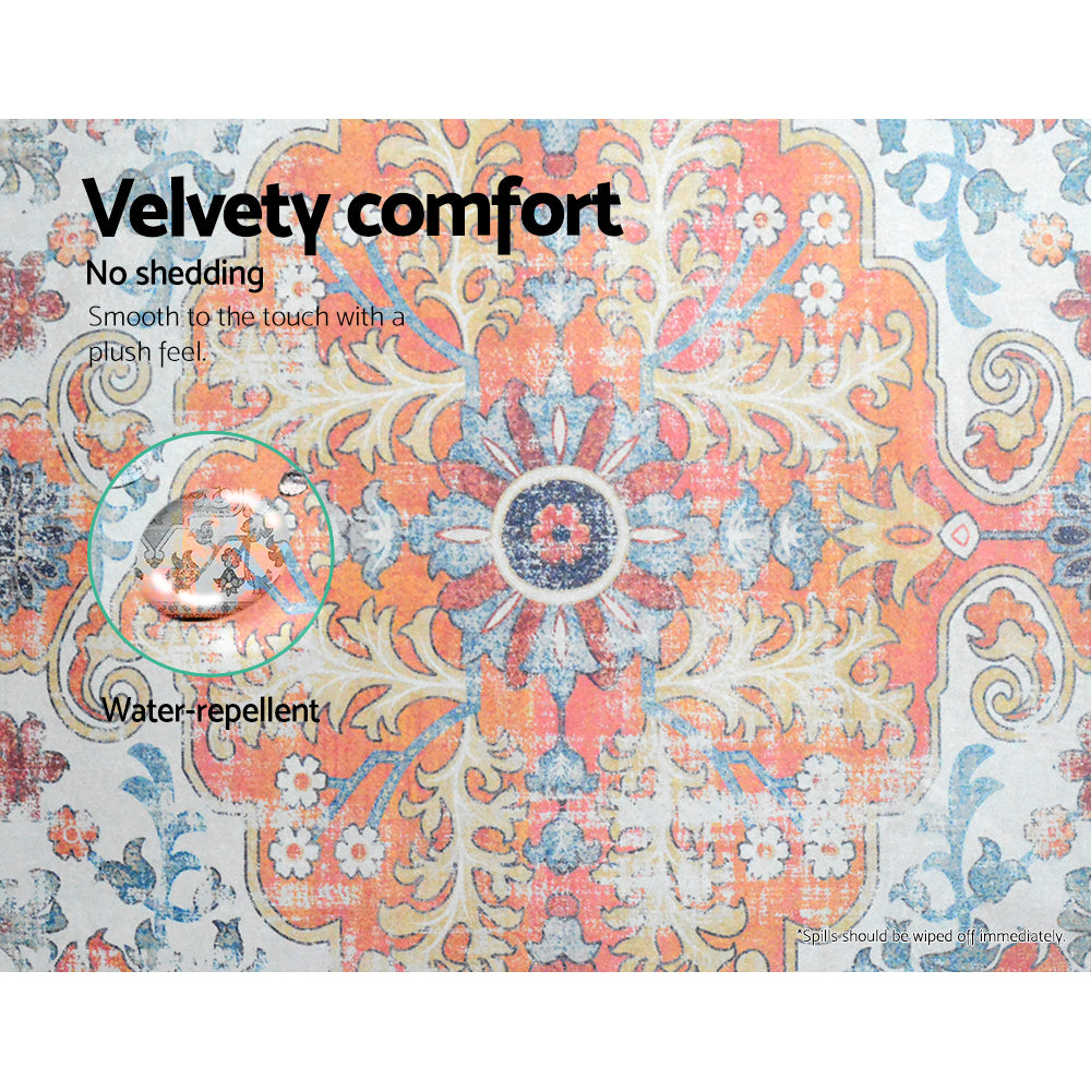 Floor Rugs: Artiss Rug 200x290cm Area Rug Large Carpet Soft Short Pile Modern Yasmin